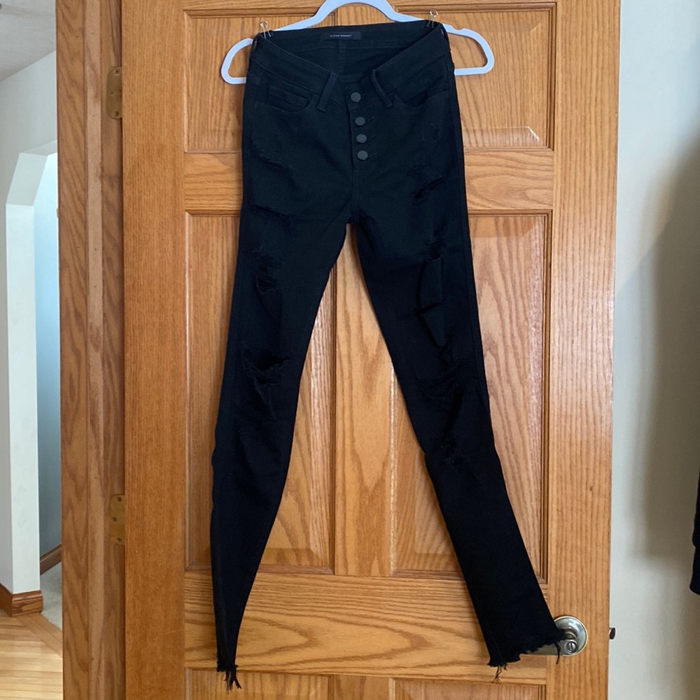 Flying Monkey, black, super distressed, size 26
